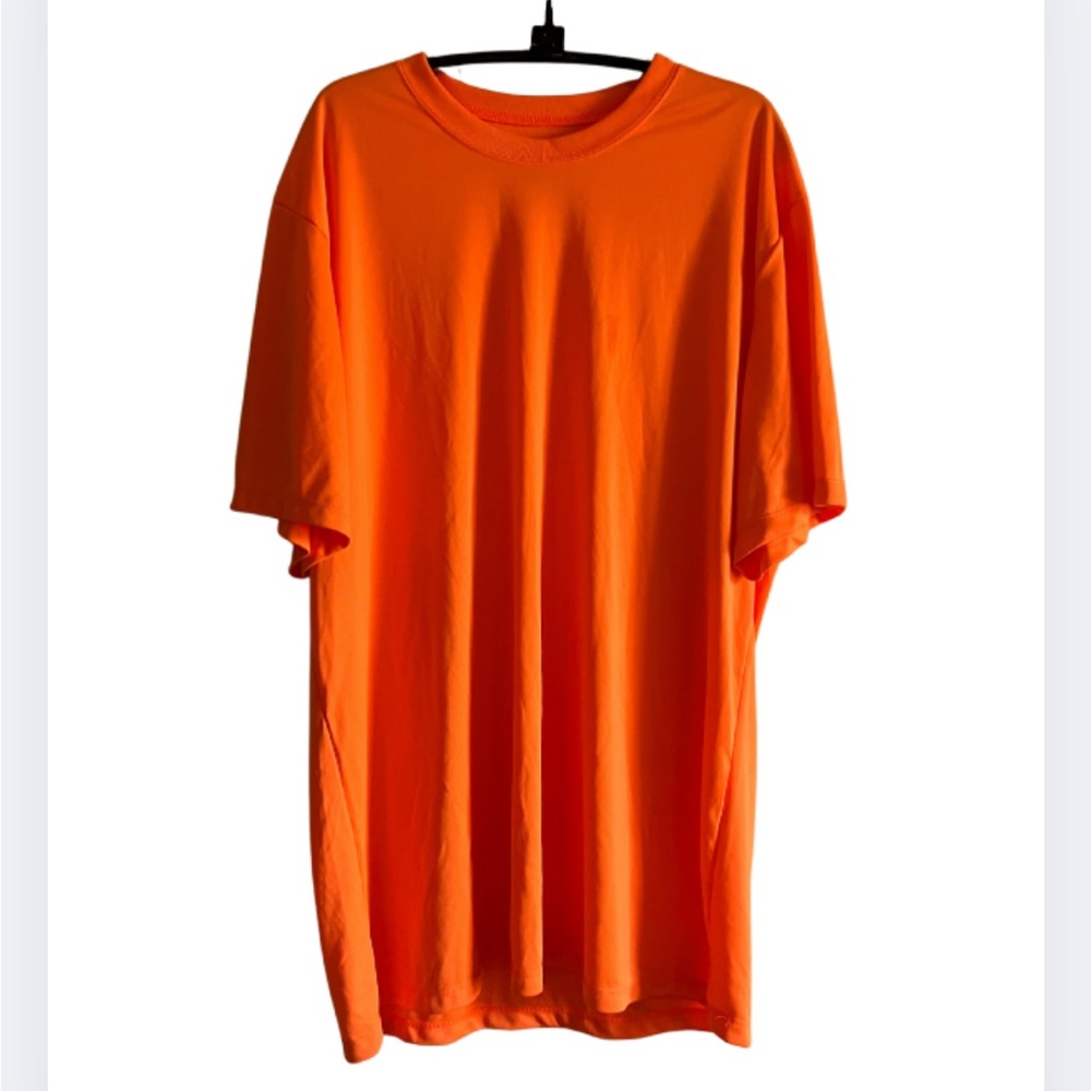 Hanes Men's Bright Orange Short Sleeve Tee